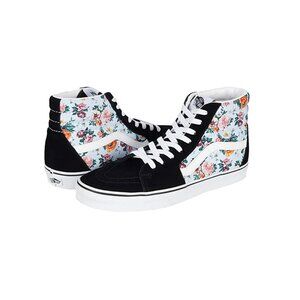 Vans Sk8-Hi (Garden Floral) True White Women 6 / Men 4.5 Sneaker